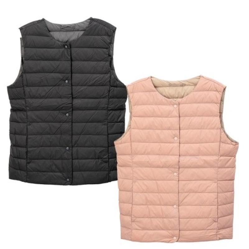 행텐 여성 경량 패딩 조끼- AE9N311480149