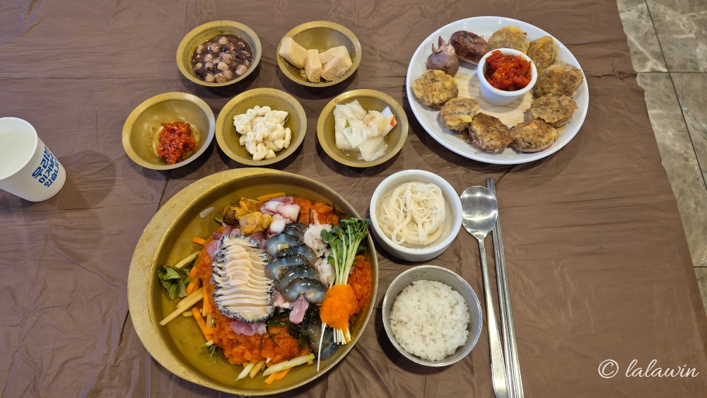 청초수물회 추천 메뉴