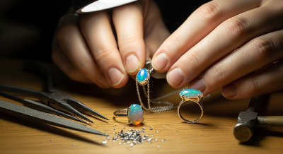 블루오팔 탄생석 의미와 신비로운 빛의 향연