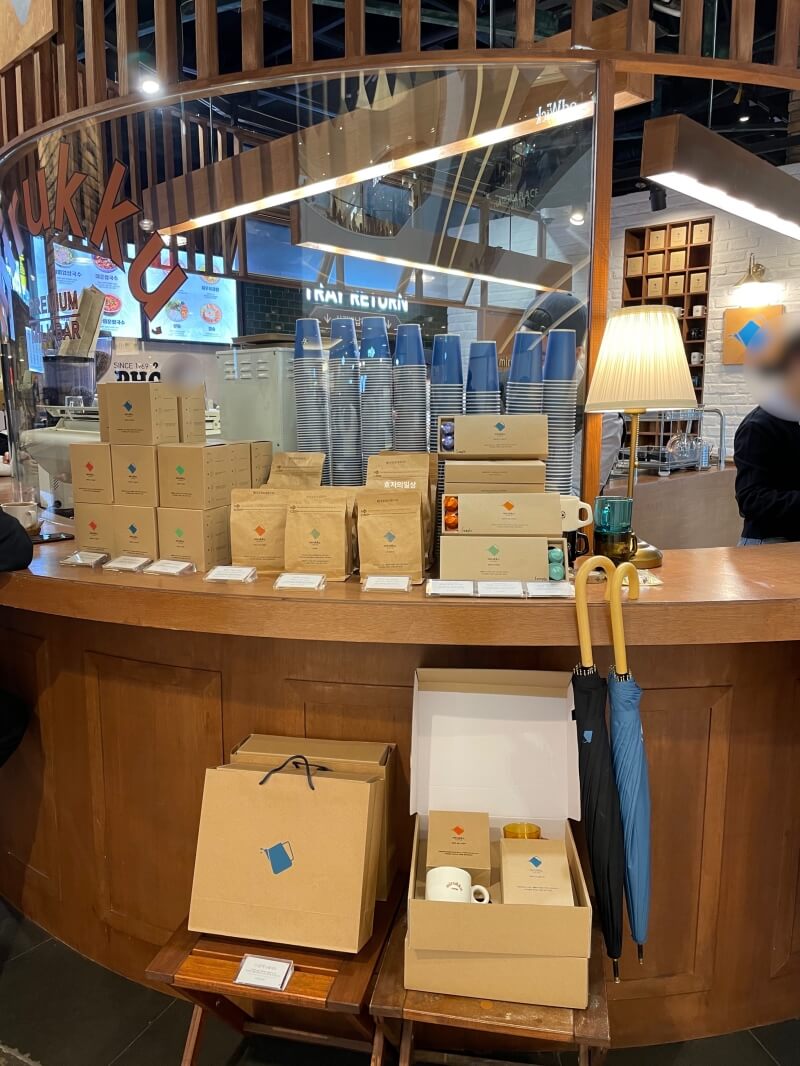 고양 스타필드 카페 미루꾸 커피 밀크바 - 판매대