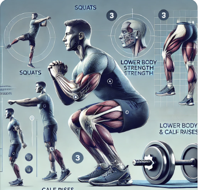허벅지, 종아리 운동으로 근력 키우기 관련 사진