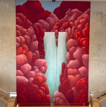 호암미술관 니콜라스 파티 전시 벽화