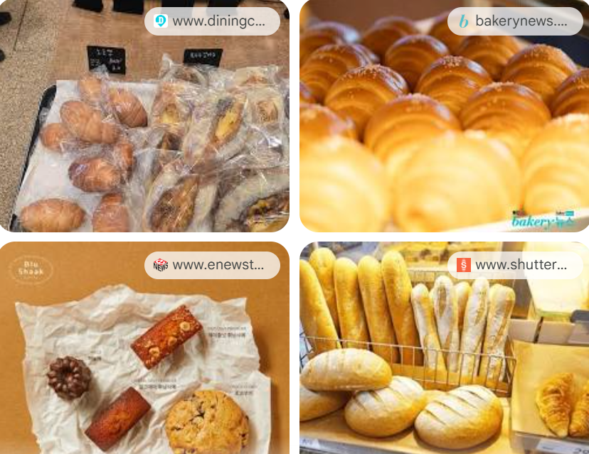 맑은 버터 소금빵 사진