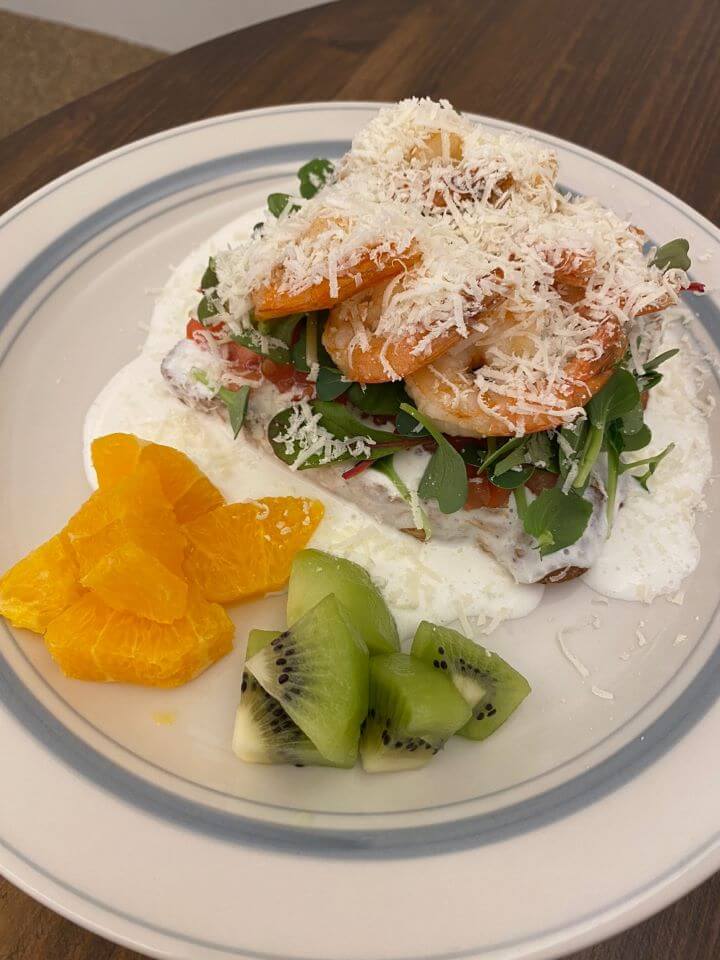 쉬림프-오픈-샌드위치