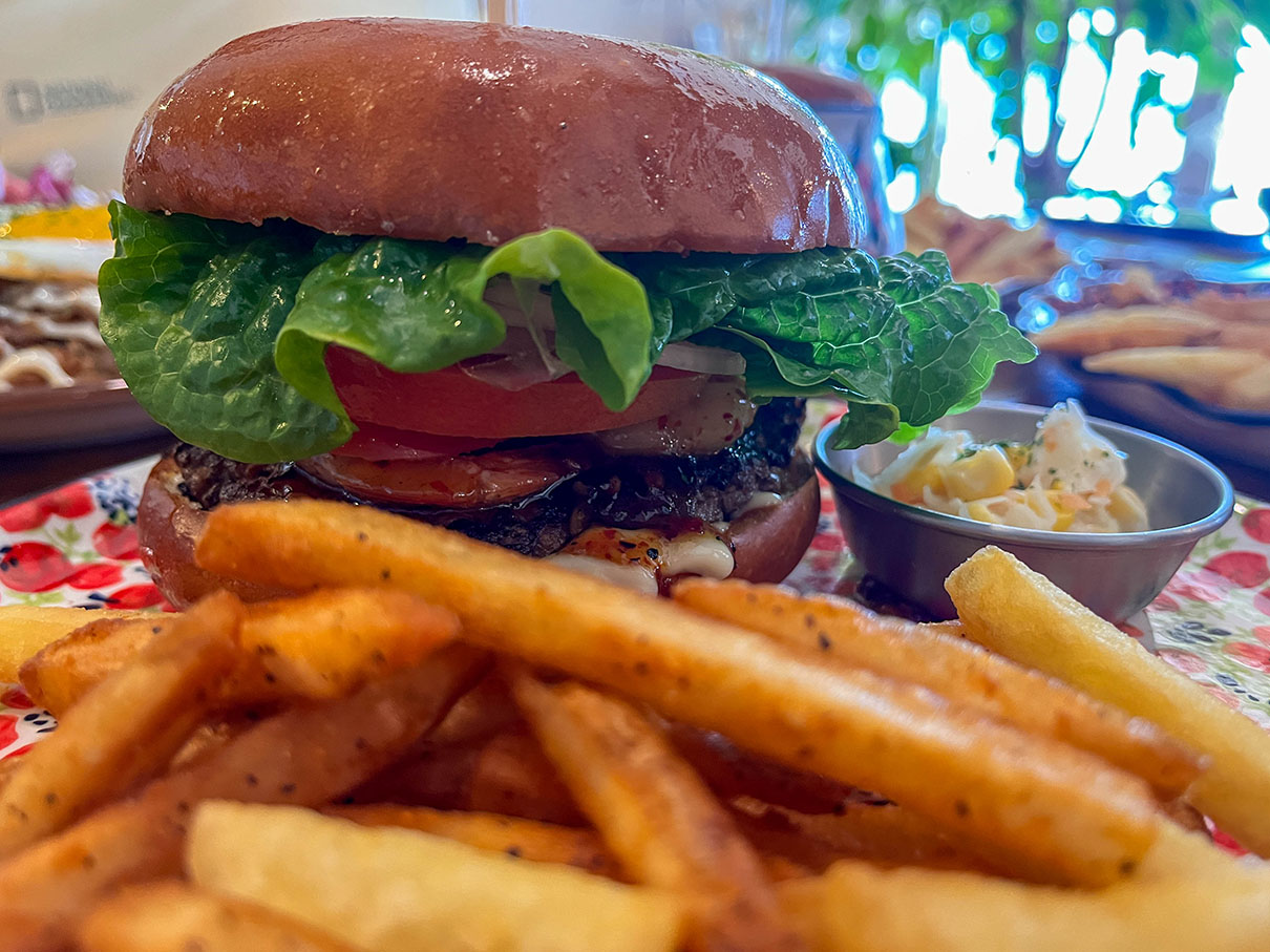 부산 가덕도 1966정원 천성항점 칠리 쉬림프 버거