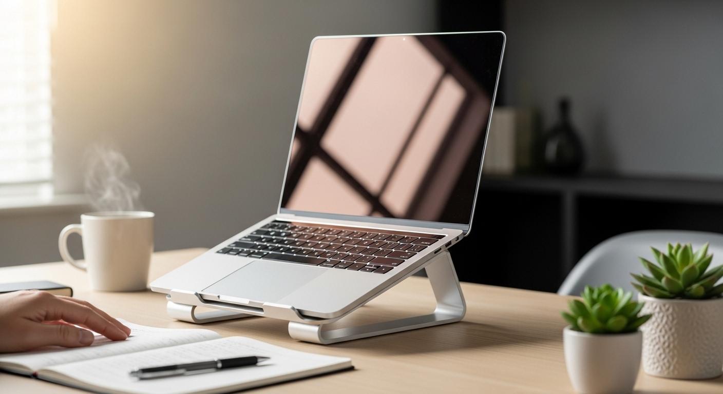 작은 책상 노트북 거치대 내돈내산 후기