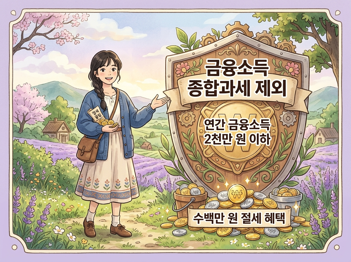군인공제회 금융소득종합과세 제외 절세 효과 인포그래픽