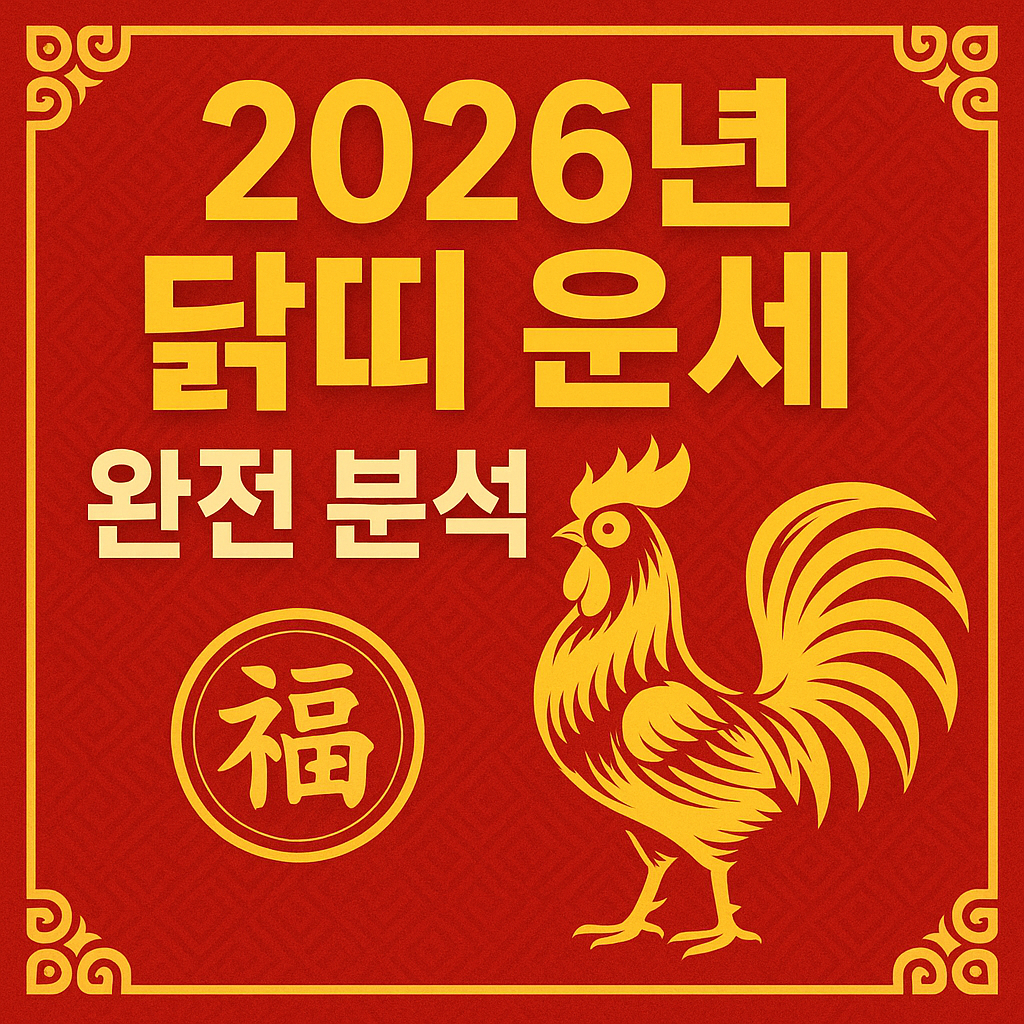 2026년 닭띠 운세 - 사진