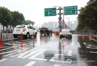 동부간선도로 통제
