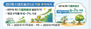 퇴직연금 1억으로 월 400 만드는 현실 전략 (디폴트옵션, ETF, 연금 극대화 완벽가이드)