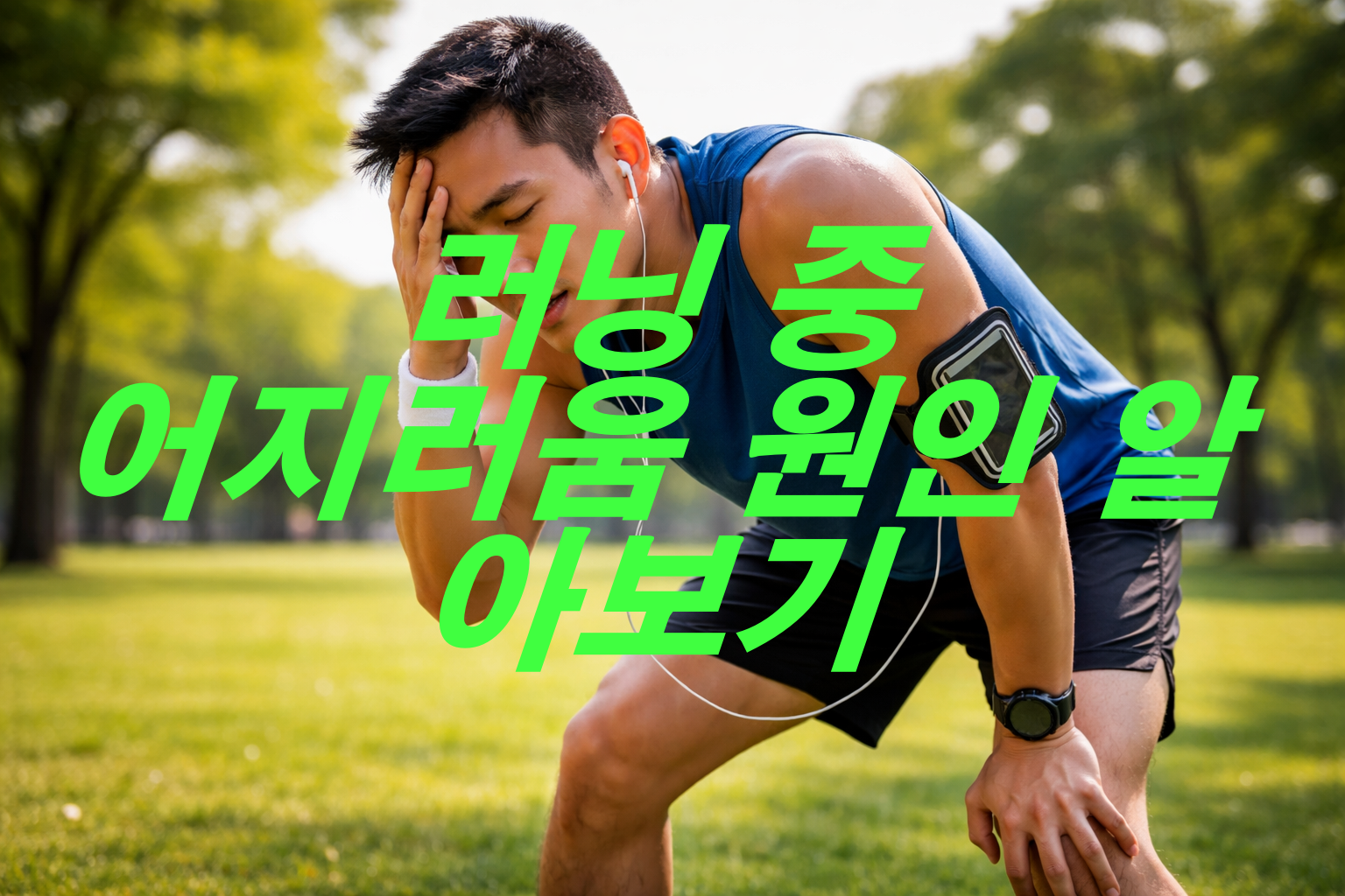 러닝 중 어지러움 원인 알아보기