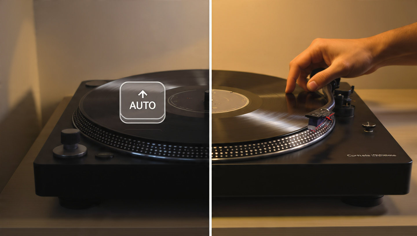 자동 vs 수동 턴테이블, 입문자 선택 한 장 요약