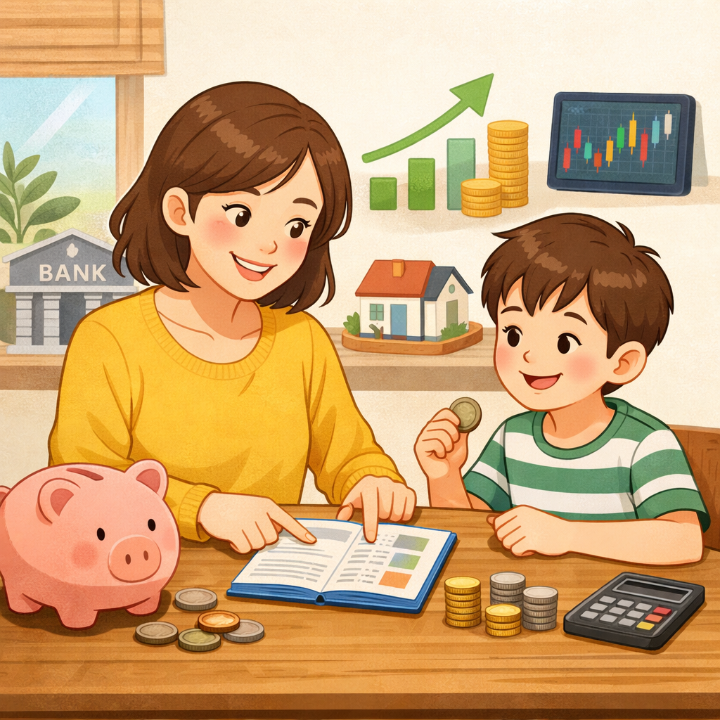 세뱃돈과 자녀 자산관리 관련 이미지