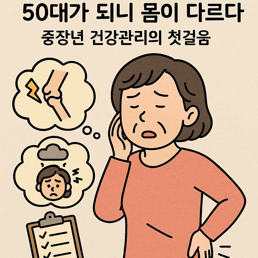 50대가 되니 몸이 다르다