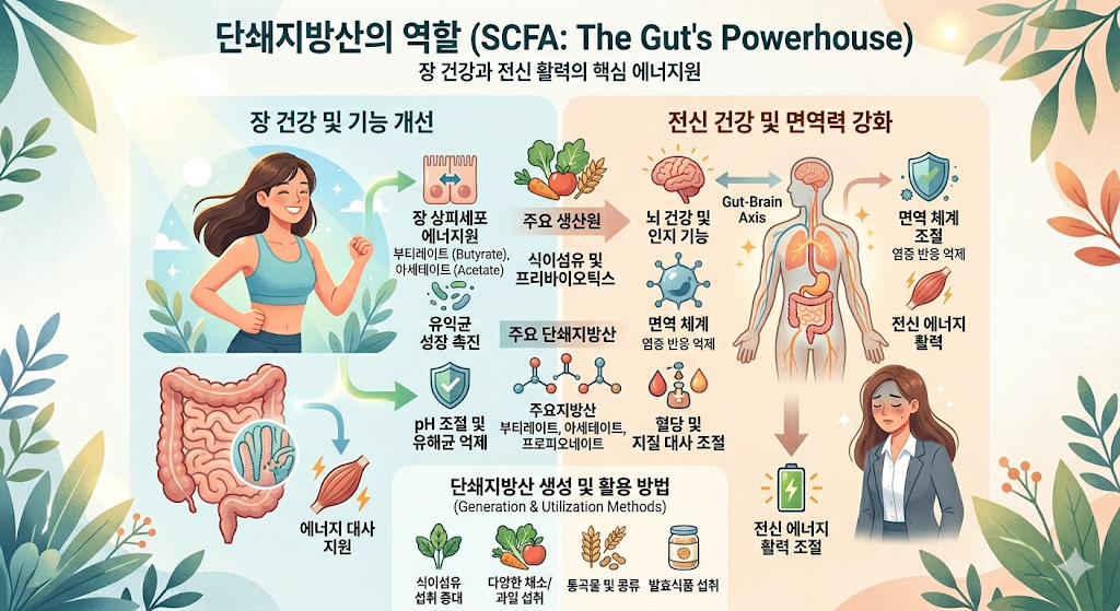단쇄지방산 비밀: 장 점막 보호 핵심 가이드