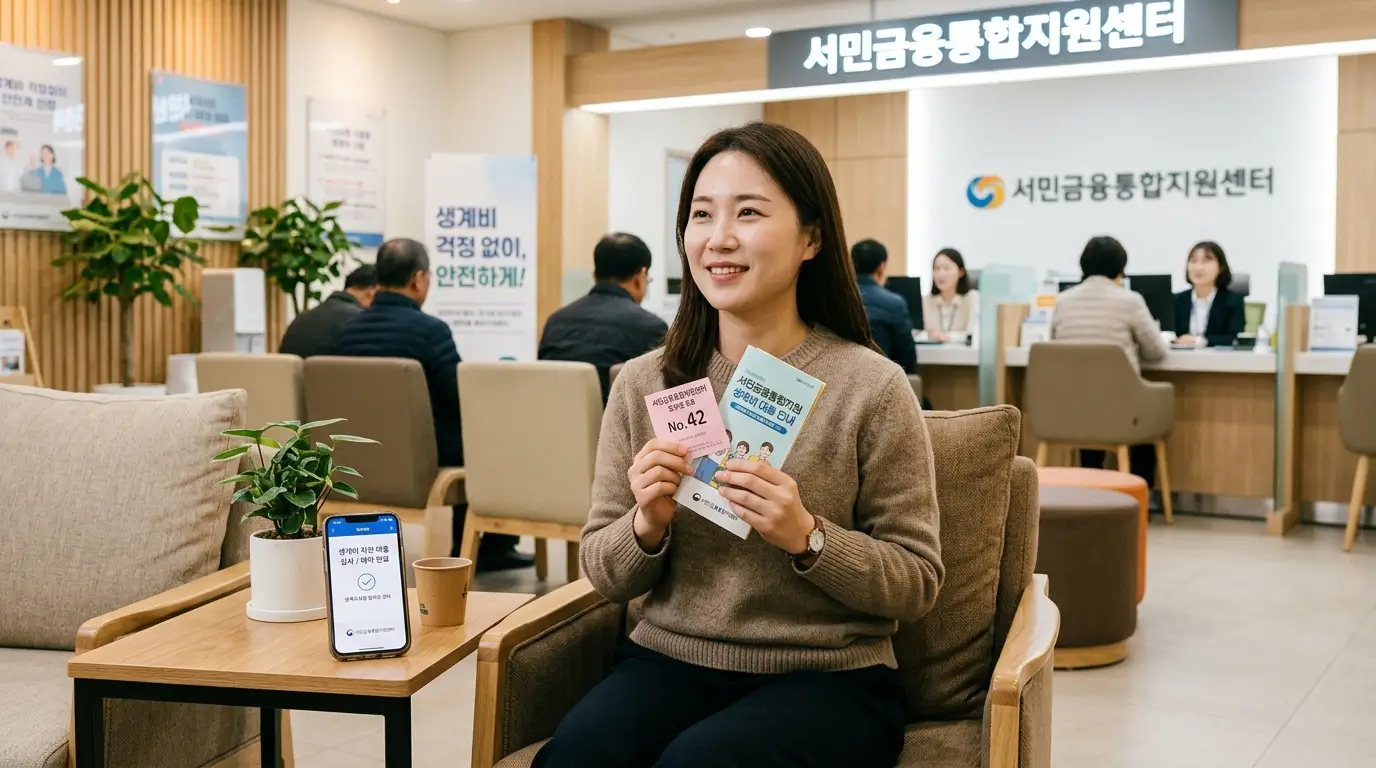 서민금융센터-방문예약-소액생계비-당일승인-안도