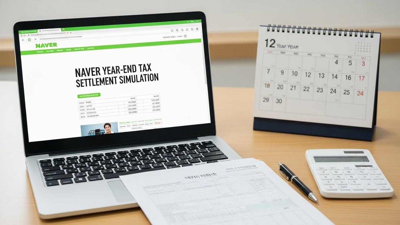 네이버연말정산모의