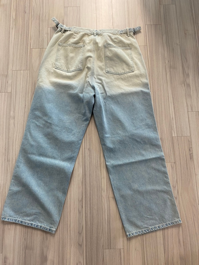 에러스익셉티드(ERRORS EXCEPTED_EEC) DP887LB 와이드 스트레이트 데님팬츠 (Light Blue)