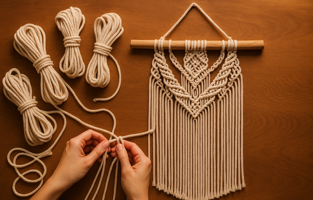 마크라메 벽걸이 관련 사진