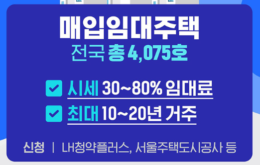 청년 매입임대주택 자격조건 신청은 어디서?