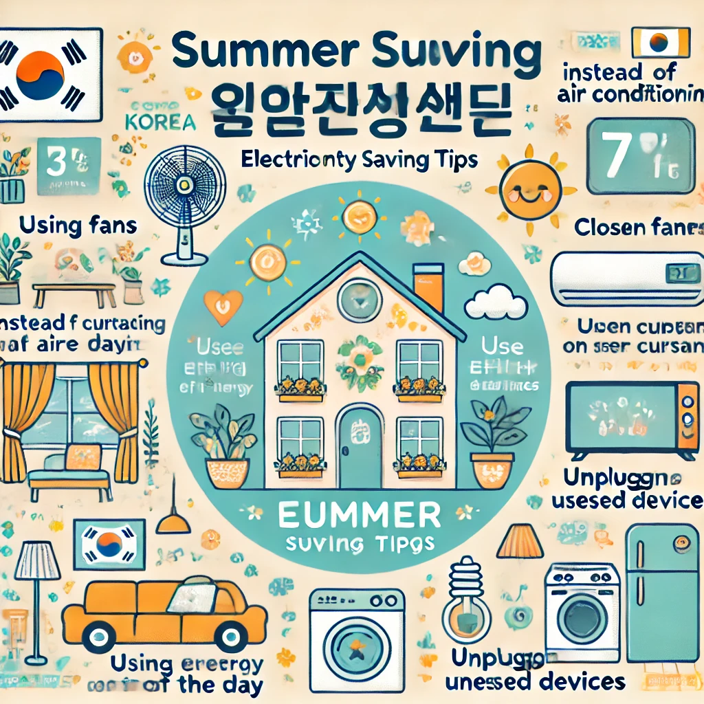 여름철 전기세 절약 꿀팁