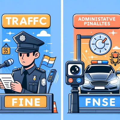 교통법규 위반 시 범칙금과 과태료의 차이와 대처법