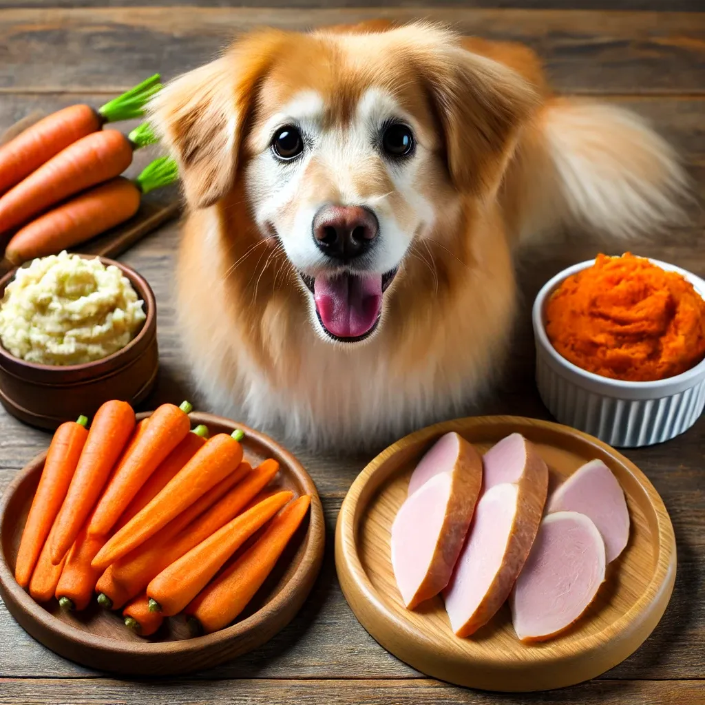 강아지 짜장면