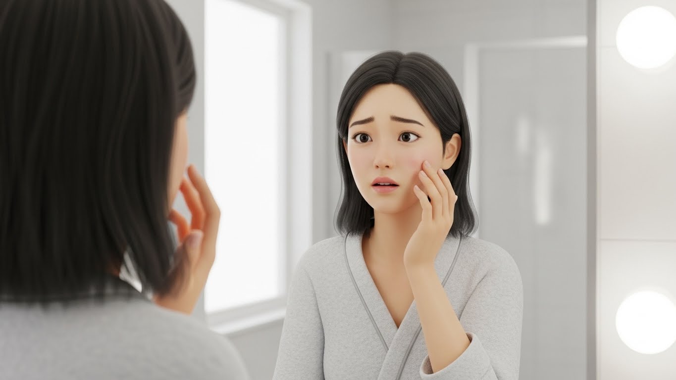 여드름 흉터, 염증 주사