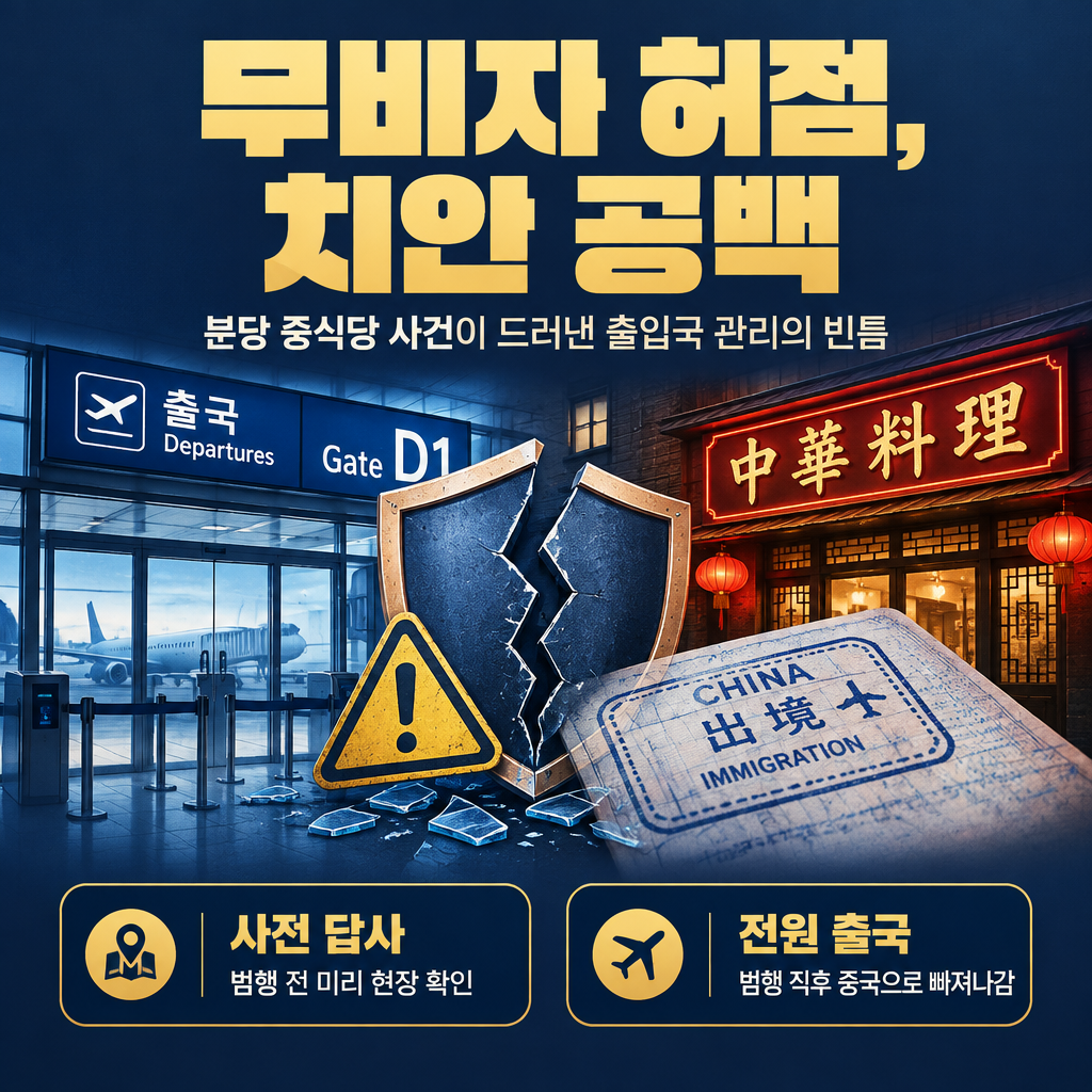 무비자 허점, 치안 공백