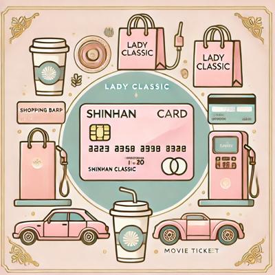 신한레이디 클래식카드 혜택 총정리: 던킨도너츠, 영화관 할인부터 쇼핑 캐시백까지