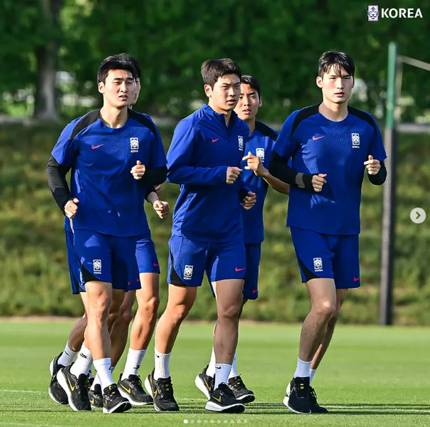 U23 아시안컵 조별리그 훈련 장면