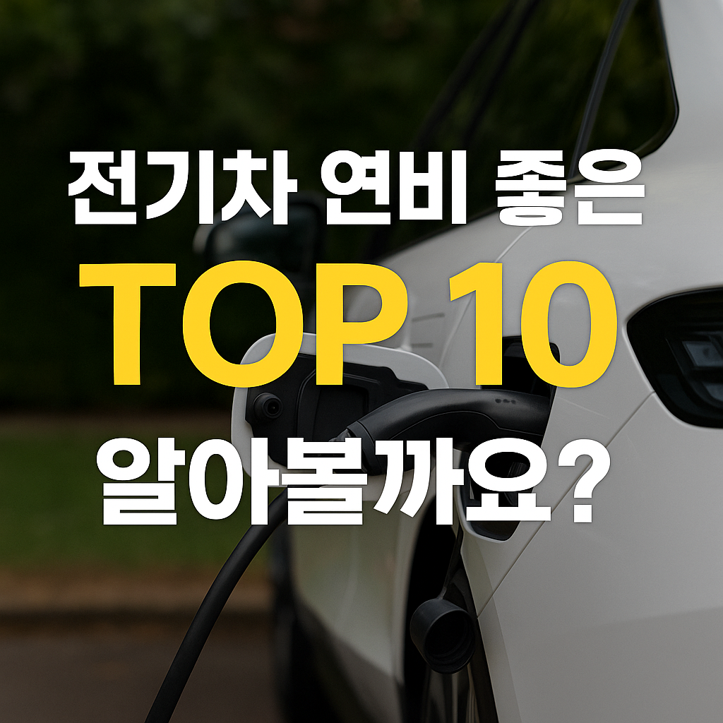 전기차 진짜 기름보다 쌀까? 전비 좋은 차 TOP 10