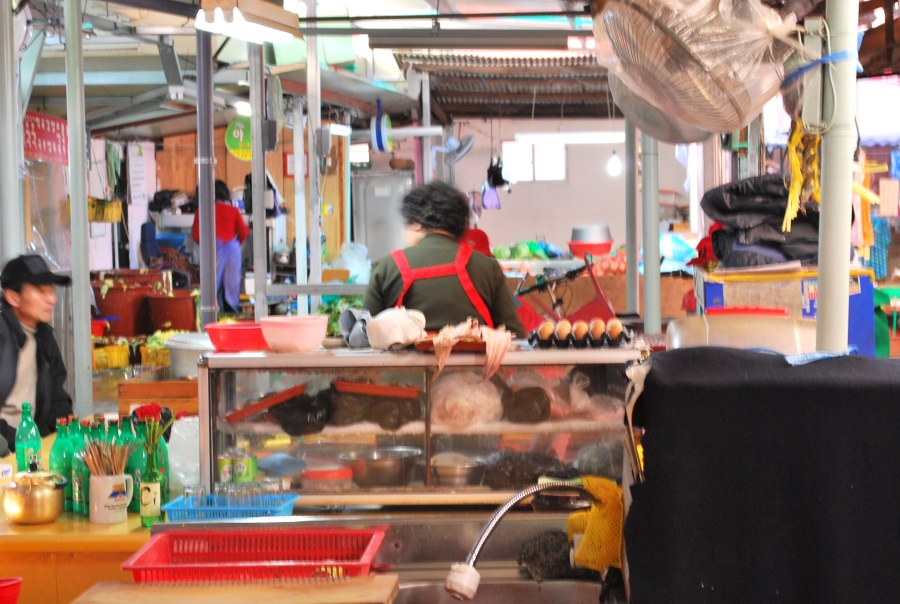 금정구 부곡시장 상가 내부