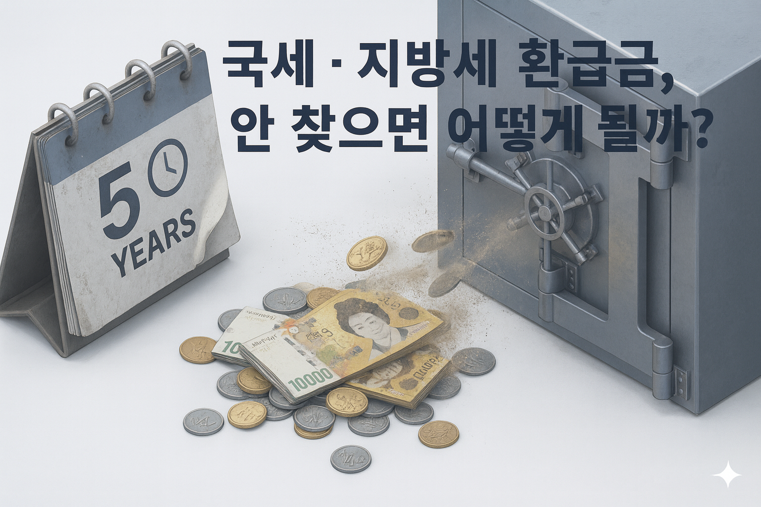 국세·지방세 환급금 소멸시효 5년, 안 찾으면 어떻게 될까?