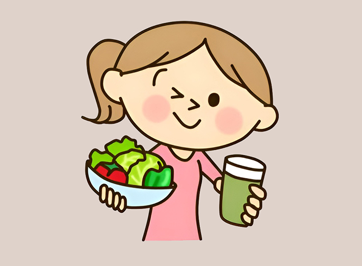 채소를-갈아놓은-여성