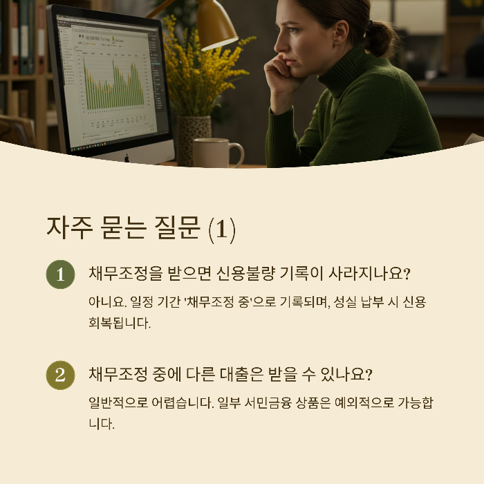 장기연체 채권 채무조정