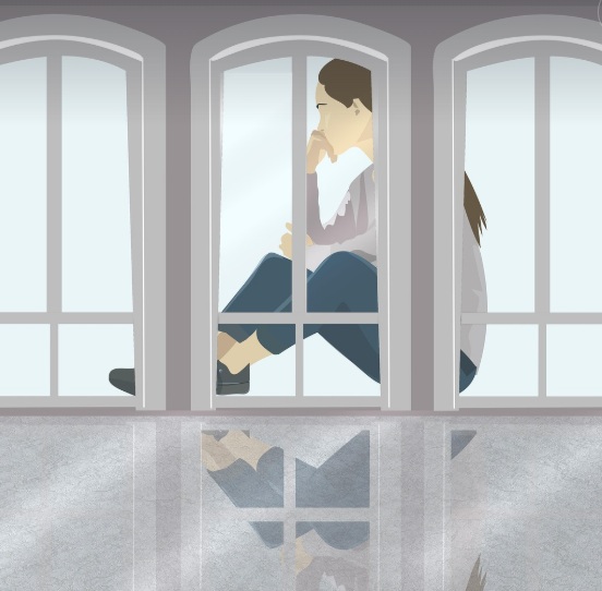 우울증에 관련된 모습