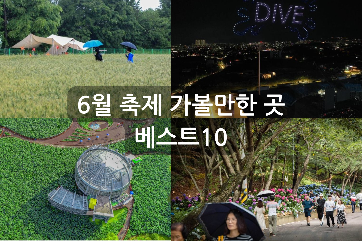 6월 축제 가볼만한 곳 베스트10