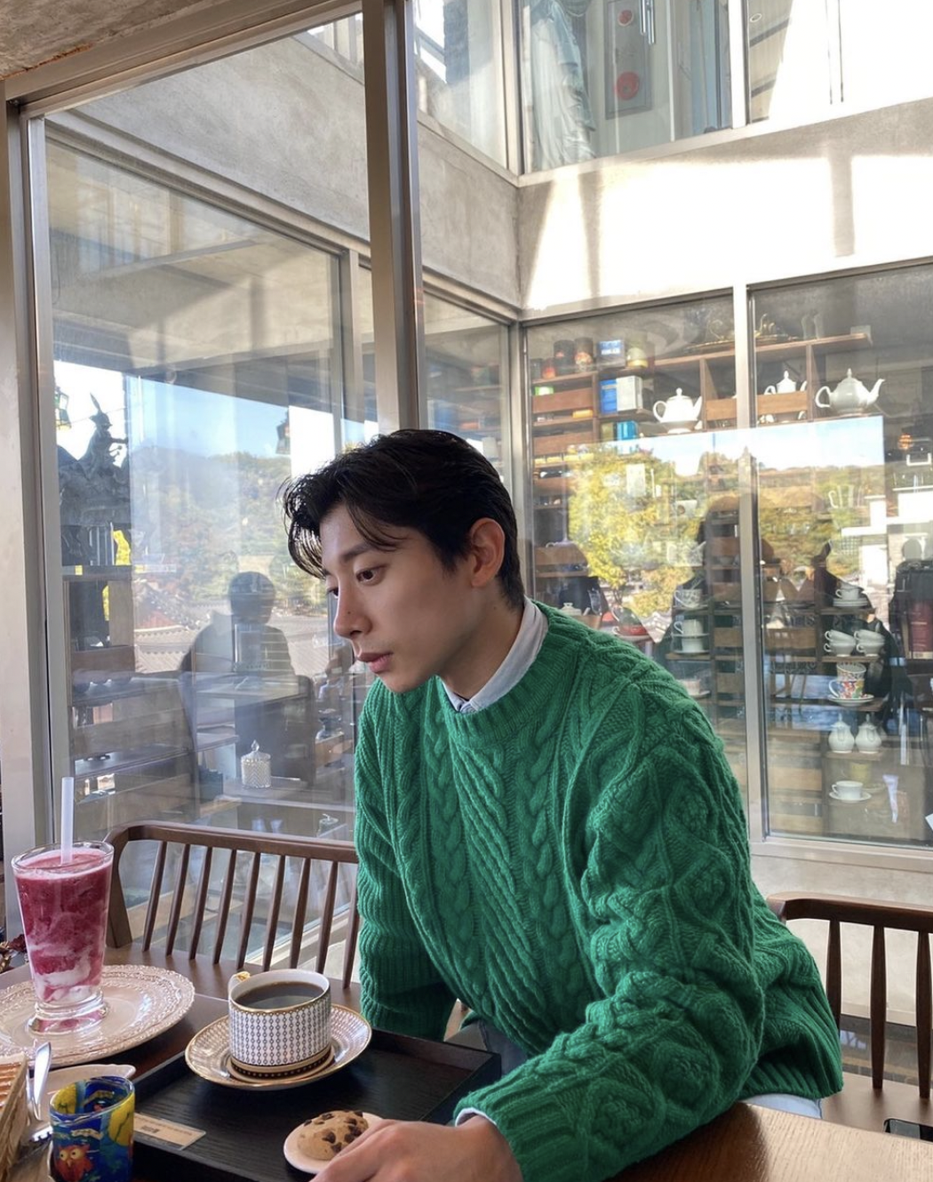 곽윤기 초록색옷