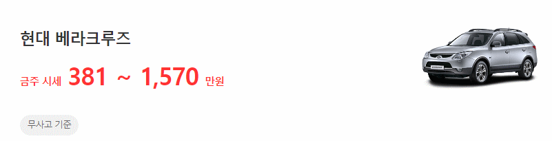 베라크루즈 중고차