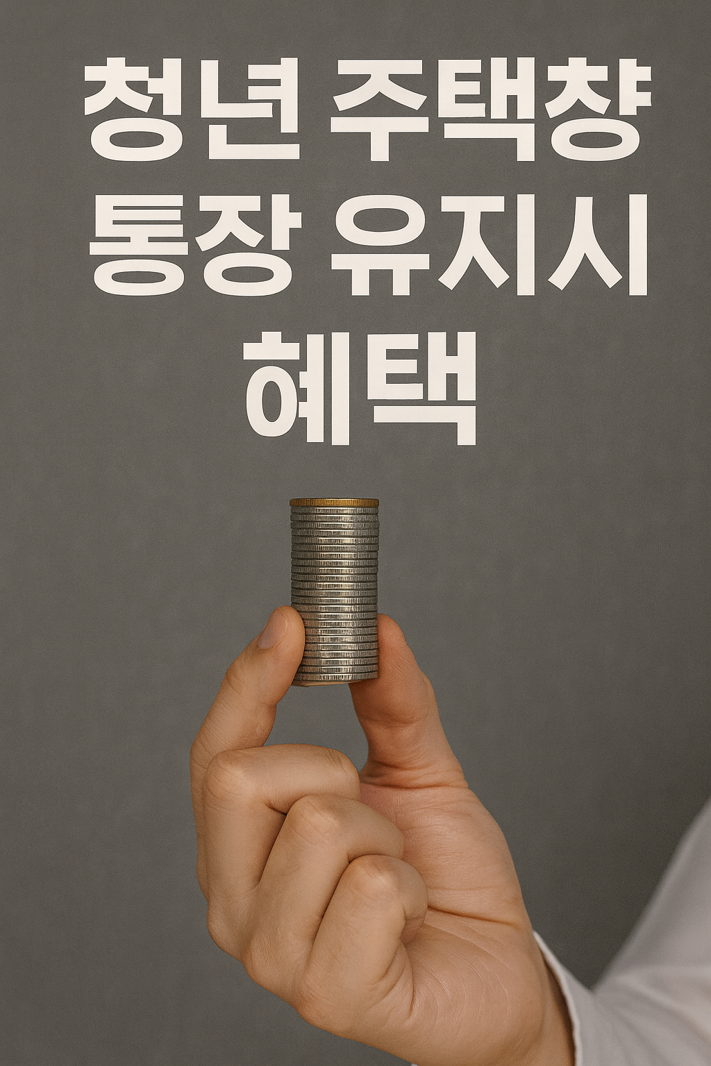 청년주택청약통장유지시 혜택