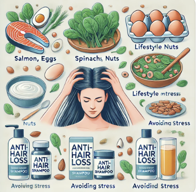 탈모 예방에 좋은 음식과 영양제 관련 사진