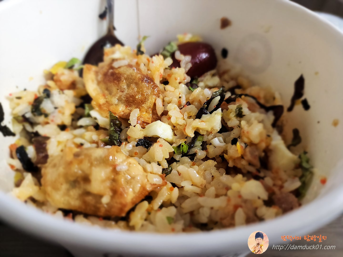 알촌 알밥 식사 준비 끝