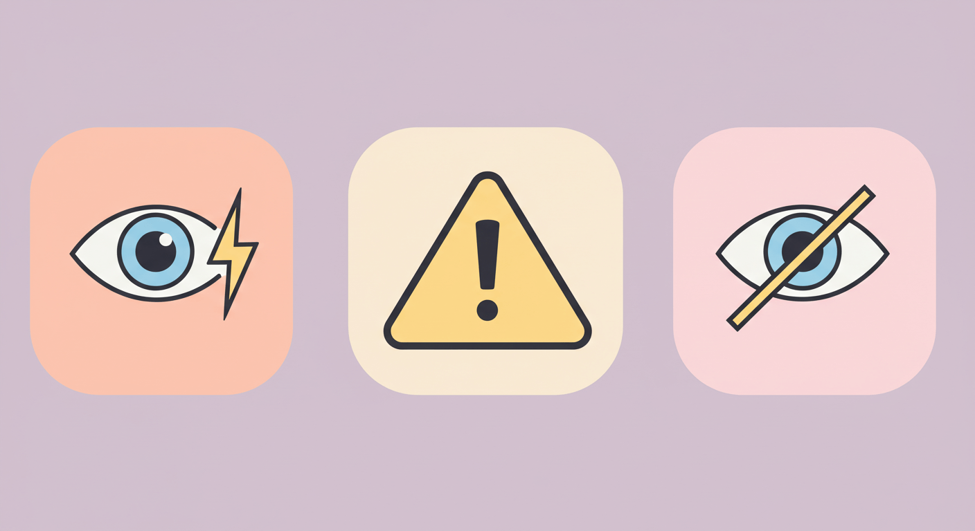 갑자기 생긴 눈부심, 놓치면 실명 위험