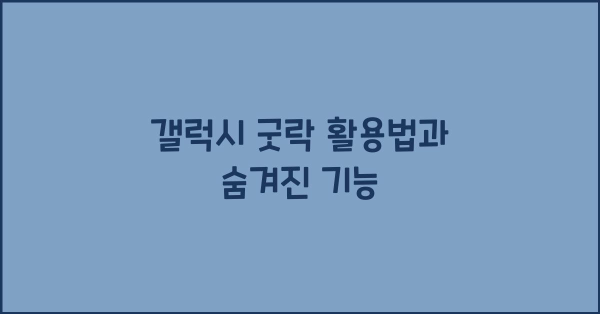 갤럭시 굿락