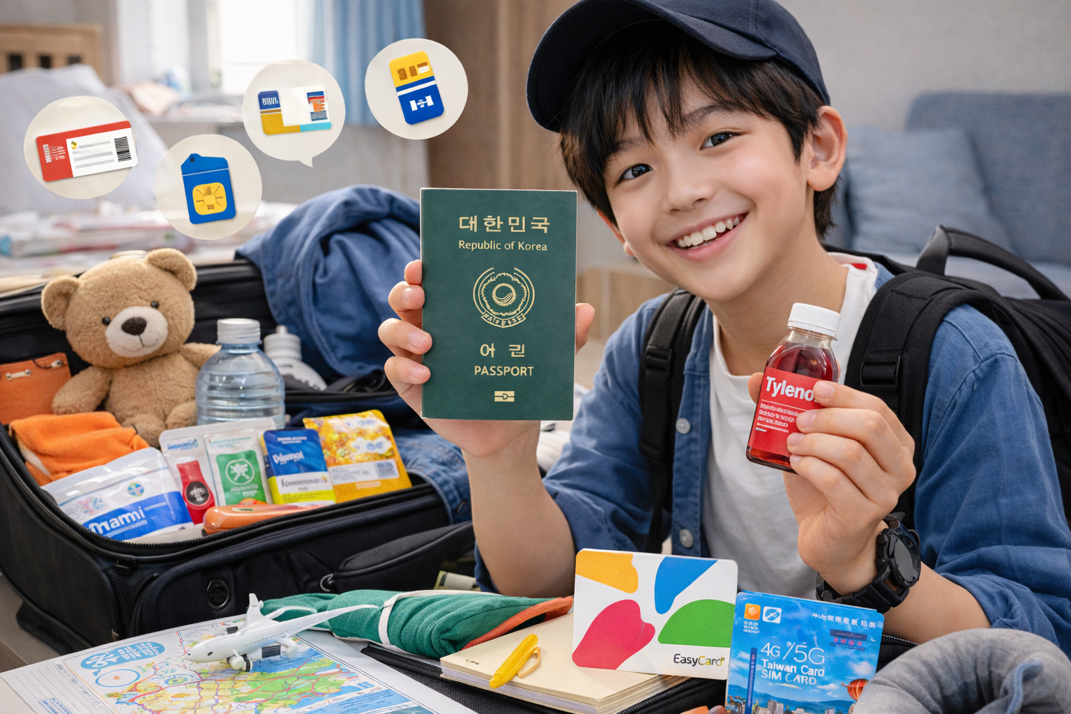 초등학생과 해외여행 시 챙길 10가지