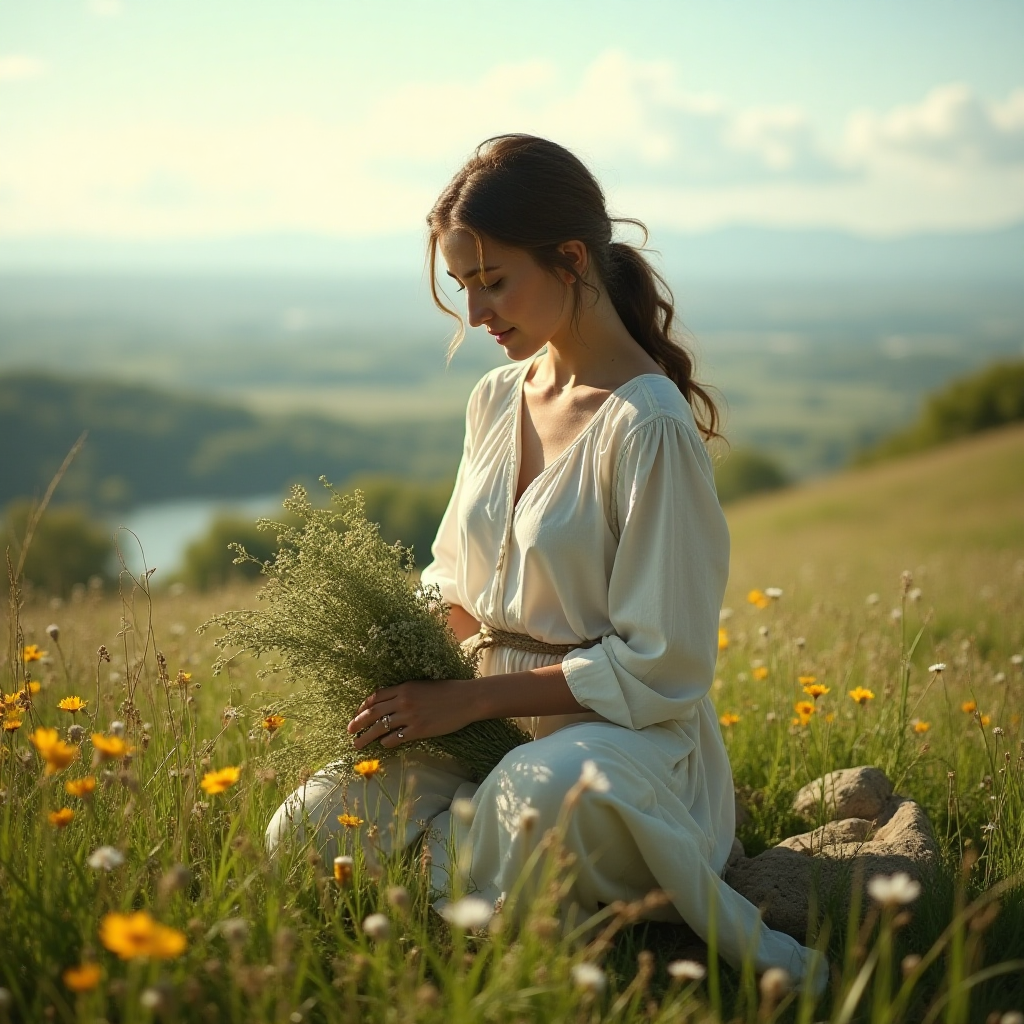 사진-나물캐는 처녀