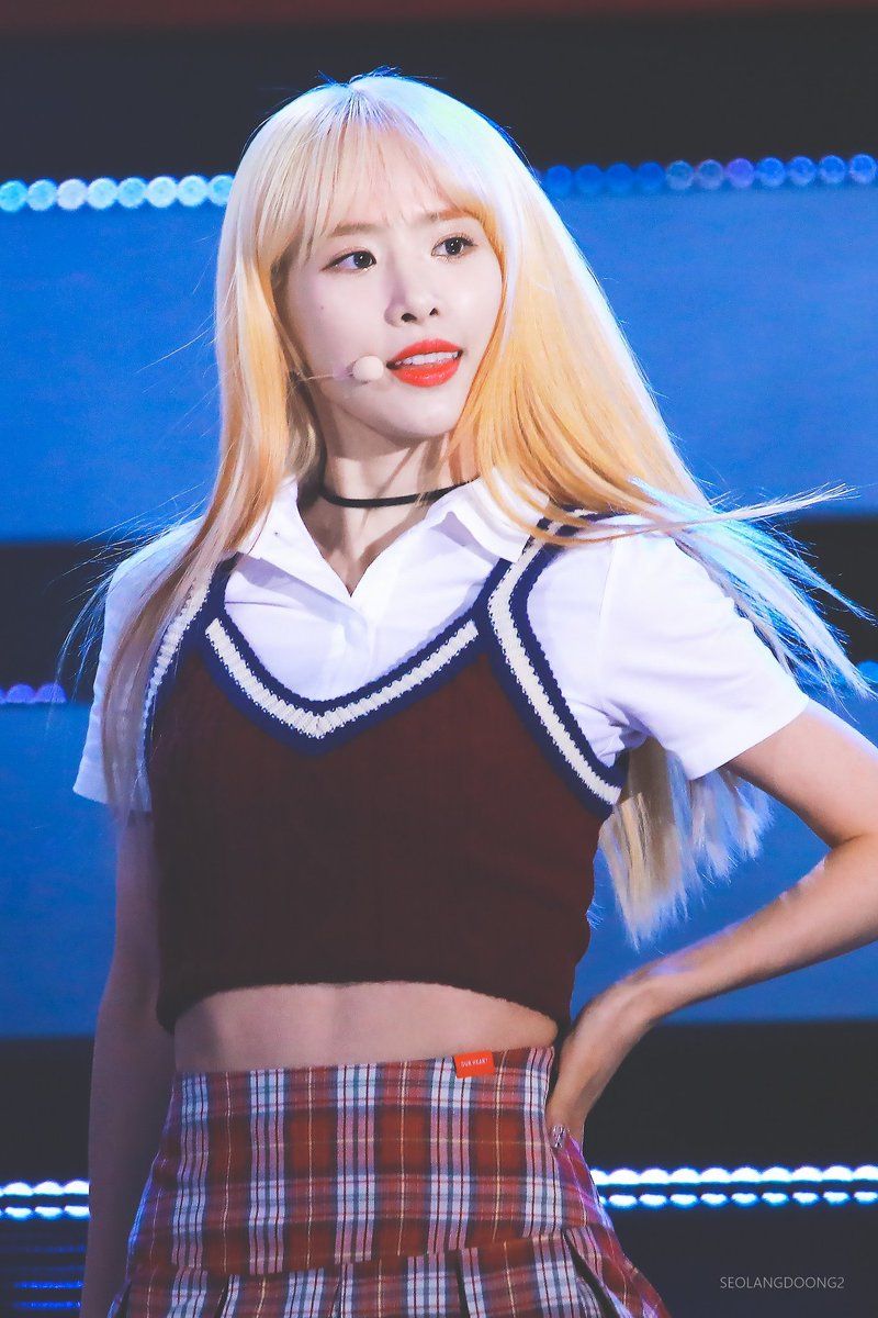 우주소녀 설아 인스타그램 사진 몸매