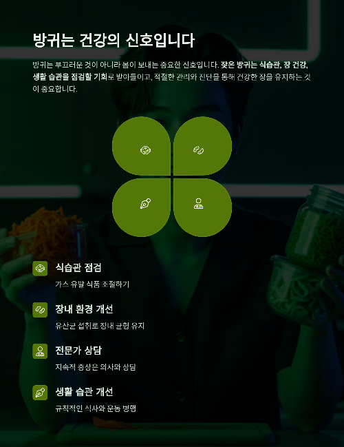 방귀가 자주 나오는 원인과 해결 방법 총정리