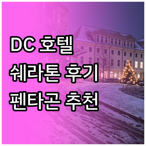 워싱턴 DC 호텔 추천 쉐라톤 펜타곤